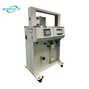 Machine de banderolage automatique de billets de banque, ruban de papier de film OPP Vertical de table haute, banderoleuse thermofusible - Product Image 4