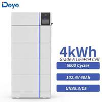 بطارية ليثيوم أيون عالية الجهد Deye GB-L-Pro-Pack4.1-2 بسعة 102.4 فولت 40 أمبير ساعة 4 كيلوواط ساعة قابلة للتكديس