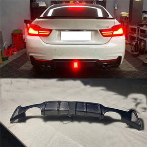 De fibra de carbono tope posterior labio difusor Chin Spoiler para BMW serie 4 F32 F33 F36 420i 428i 435i 2014, 2015, 2016, 2017 - Product Image 6