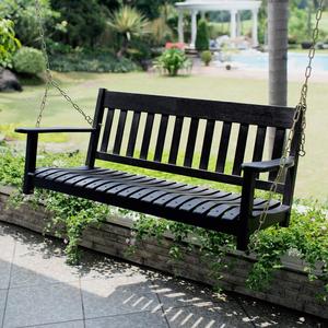 Di legno Nero Giardino Esterno In Metallo Portico <span class=keywords><strong>Altalena</strong></span> Imposta Adulti Panca <span class=keywords><strong>con</strong></span> <span class=keywords><strong>Catena</strong></span> - Product Image 2