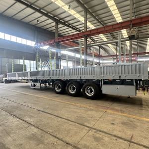 <span class=keywords><strong>Semirremolque</strong></span> de carga de cerca de estaca de tres ejes de acero para un compañero de transporte eficiente de camiones para conductores - Product Image 2