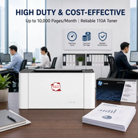 Untuk Printer Laser Monokrom A4 H P LaserJet 108w, Printer Laser Hitam Putih Nirkabel Wifi dengan HP Smart App untuk Kantor Rumah