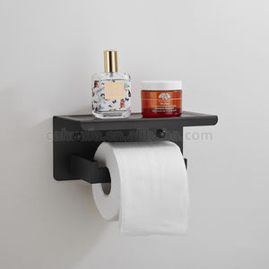 HF 304 acier inoxydable mural salle de bain organisateur de rangement <span class=keywords><strong>porte</strong></span>-papier hygiénique avec étagère pour téléphone - Product Image 5