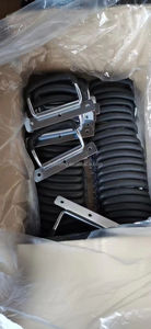 Accesorios <span class=keywords><strong>de</strong></span> puerta rodante galvanizados, manija <span class=keywords><strong>de</strong></span> puerta con goma enrollada, <span class=keywords><strong>precio</strong></span> barato - Product Image 6