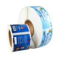 Étiquette d'impression de bouteille d'eau personnalisée de haute qualité étiquettes étanches en vinyle PCV PET pour contenants alimentaires en plastique