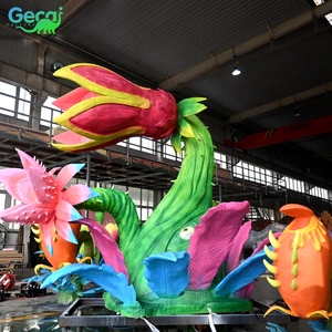 Flor Comedora de Hombres Animatrónica de Fábrica, Resistente al Agua y a los Rayos UV, Venus Flytrap de Tamaño Real Personalizable para Decoración de Parques Temáticos - Product Image 5
