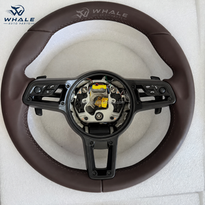 Volant en cuir intégral compatible avec <span class=keywords><strong>Porsche</strong></span> 911 Carrera S 4 4S Targa Turbo S GTS GT3 RS 997.2 2004 à 2012 - Product Image 5