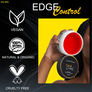 Nhãn Hiệu Riêng 24H Mạnh Mẽ Giữ Cạnh Điều Khiển Tóc Sáp Tạo Kiểu Tóc Không Có Màu Trắng Lâu Dài Bóng Cho Tất Cả Các Tóc - Product Image 5