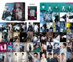 KPOP <span class=keywords><strong>Idol</strong></span> 55 unids/caja Bangtan Boys JACK en CAJA Photocard Lomo Card Photo Card - Product Image 2