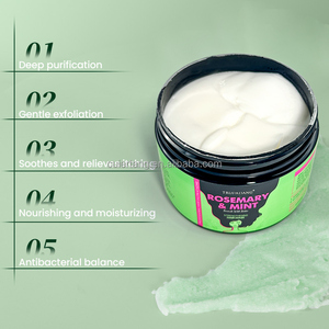 Masker Perawatan Rambut Alami organik pelembap <span class=keywords><strong>Anti</strong></span> keriting Label pribadi untuk perbaikan produk perawatan rusak kustom - Product Image 5