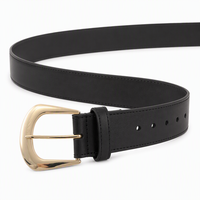 Boucles de ceinture pour hommes d'affaires, logo gravé sur mesure, alliage de zinc, métal résistant à la rouille, anti-rayures, pour ceinture en cuir