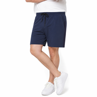Shorts de sport pour hommes à taille élastique avec cordon de serrage, doux, respirants, séchage rapide, personnalisables OEM, pour la course, la gym, l'entraînement et les loisirs