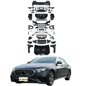 Le kit de carrosserie de pièces automobiles est disponible pour Mercedes Benz <span class=keywords><strong>W213</strong></span> modifié W214 <span class=keywords><strong>AMG</strong></span> <span class=keywords><strong>E53</strong></span> Kit de carrosserie de montage sans perte capot de pare-chocs - Product Image 1