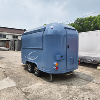Camion de nourriture remorque mobile de restauration entièrement équipée en plein air mobile bière crème glacée café chariots remorques de nourriture entièrement équipée