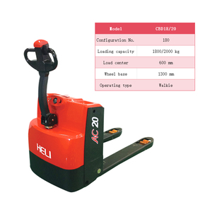 รถยกพาเลทไฟฟ้า Heli 1.8-2 ตัน รุ่น Cbd18/20-180  1.8 ตัน - 2 ตัน กก. แบบฐานล้อสั้น สำหรับพาเลทสองด้าน - Product Image 2