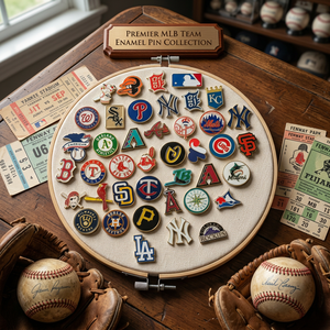 Badges de baseball pour enfants de haute qualité en gros, New York Yankees & <span class=keywords><strong>Los</strong></span> <span class=keywords><strong>Angeles</strong></span> Dodgers, alliage plaqué argent - Product Image 4