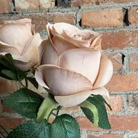 Arreglos de 9 Capullos de Rosa de Seda Artificial para Decoración de Sala de Estar, Centros de Mesa para Pasillo de Boda, Fondo Floral