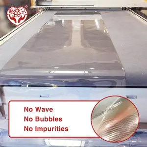 Protecteur de Table en rouleau de feuille de PVC souple de 2mm, nappe épaisse transparente en PVC