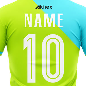 <span class=keywords><strong>2023</strong></span> Akilex Sporty Teamwear 100 Haute Qualité Polyester SoccerWear Professionnel Conception Personnalisée Sublimation Hommes Football T-shirts - Product Image 5