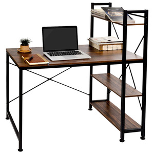 Hot Bán Home Nội Thất Văn Phòng Bằng Gỗ Bề Mặt Máy Tính Bảng Với Lưu Trữ Kệ Đa Chức Năng Văn Phòng Góc Bàn - Product Image 1