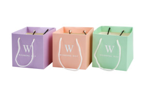 3.9inch Wedding party favour món quà nhỏ bao bì túi giấy với xử lý đối với Bridal Shower món quà nhỏ gói túi cho khách - Product Image 4