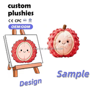 Peluche Fruitée Moelleuse Personnalisée – Adorable Mascotte Kawaii pour Enfants, Idéale pour Fêtes et Décoration Intérieure