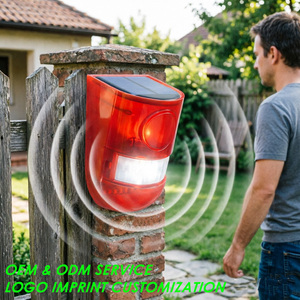 Répulsif Solaire Extérieur CE FCC pour Jardin, Éloigne <span class=keywords><strong>les</strong></span> Nuisibles, Éclairage <span class=keywords><strong>de</strong></span> Sécurité, Étanche - Product Image 1
