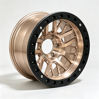 Nouvelles ventes en gros de jantes en alliage Beadlock 4x4 personnalisées, PCD 6x139.7 avec déport de 0 mm, 5 et 6 trous pour utilisation tout-terrain