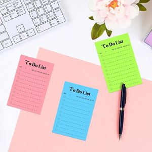 Wholesale Custom Design Self-Adhesive Free <b>Memo</b> <b>Pads</b> Various Colors Small Order Accepting Number Sheets Made Paper - Product Image 3