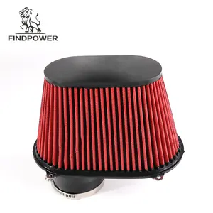 custom 3.5" 89mm JDM Air Intake Filter High Flow Washable Mushroom Style Universal Air Condition Filter For Car