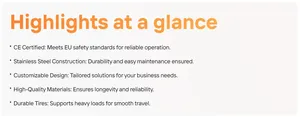รถขายอาหารเคลื่อนที่คุณภาพสูงสีดำขนาดเล็กสำหรับขายฮอทดอก รถขายอาหารแบบกำหนดเองได้ รถพ่วงขายอาหารเคลื่อนที่ - Product Image 6