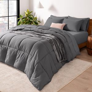 Ensemble de couette <span class=keywords><strong>7</strong></span> pièces personnalisé en microfibre ultra douce, alternative au duvet d'oie, toutes saisons, pour chambre à coucher, maison, OEM, ODM - Product Image 3