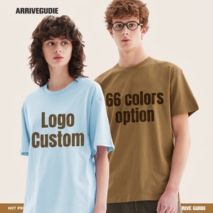 <span class=keywords><strong>Camiseta</strong></span> de Verano Unisex de Algodón Peinado Sólido de 210GSM, 66 Colores, Cuello Redondo, Fácil de Personalizar con Logotipo, Holgada, Informal, Transpirable, de Manga Corta - Product Image 2