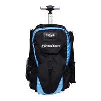 Sac à dos à roulettes en nylon OEM pour patins à roulettes, avec poignée télescopique, sac de transport pour patins à roulettes de vitesse, imperméable, durable, 50-70L, adulte et enfant