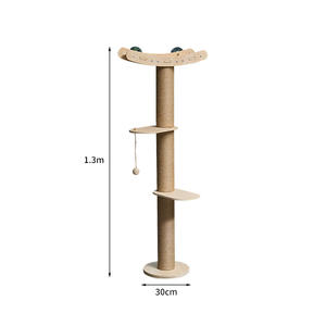 Grenz überschreiten der Saugnapfst änder <span class=keywords><strong>Cat</strong></span> Climbing <span class=keywords><strong>Tree</strong></span> Space Kapsel Kratz baum Kratz säule Massivholz pedal <span class=keywords><strong>Cat</strong></span> Möbel - Product Image 6