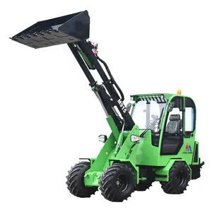 0.6Ton 1Ton 1.5Ton 2Ton Mini Vooreindlader/Wiellader/Knik Mini Loader Voor Europese Markt Met Ce