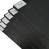 Papier spécial noir rigide A3 300 g/m², papier cartonné noir 300 g/m² en rouleau