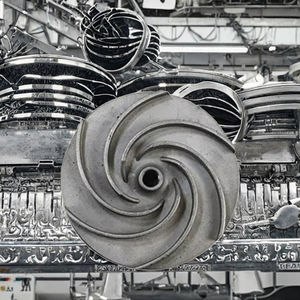 Высококачественная индивидуальная литая крыльчатка из нержавеющей стали для центробежных насосов Full-Vortex, 12 лопастей, 3 года гарантии - Product Image 1