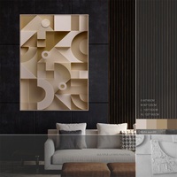 Abstrait 3D texturé fait à la main peinture multicouche oeuvre autre mur Art décor pour la maison