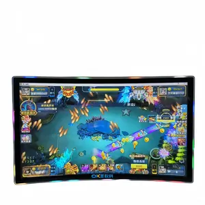 OKE monitor komputer LED game, 18.5 21.5 24 27 43 55 inci LCD kualitas tinggi untuk bekerja di rumah 12v desktop pc