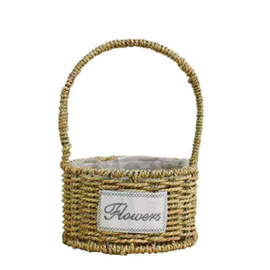 Nuevo Producto Más Vendido en 2023, Cesta de Mimbre Vacía Hecha a Mano para Flores, Regalo - Product Image 4
