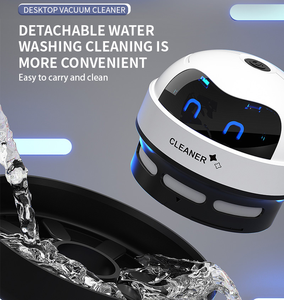 Mini <span class=keywords><strong>aspirateur</strong></span> de bureau léger pour la maison - Rechargeable par USB, <span class=keywords><strong>silencieux</strong></span>, nettoyage humide/sec pour les copeaux d'effaceur, les débris de papier et les miettes - Product Image 6