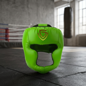 Customizable High Quality Breathable <b>Synthetic</b> <b>Leather</b> Boxing Headgear Custom Design Custom Logo Color OEM Protective Gear - Product Image 3