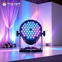 Vente en gros Nouveau 54*3 Watts LED Par Can Light Laser RGBW 4in1 Lumières de scène avec contrôle DMX pour hôtel Conférence DMX512 Projecteurs