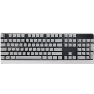 Grey Color PBT Laser Carving OEM Profile Keycaps Front / Side / Plain Legends for Gaming Mechanical Key