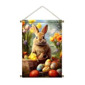 Factory Price Custom Printed Wall Scroll Poster Superior Quality Classic Design For Office Decoration Lighted With LED