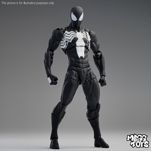 Nouvelle figurine MessToys Venom Spider-Man, figurine en plastique noir et rouge, modèle de statue d'action, jouets et cadeaux pour enfants - Product Image 2