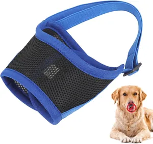 Bozal personalizado para perros, bozal seguro con correa ajustable para perros pequeños, medianos y grandes - Product Image 1