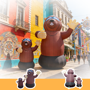 Custom <b>Inflatable</b> Arch & Groundhog <b>Advertising</b> Model for Outdoor Use-Waterproof Easy Setup - Product Image 3