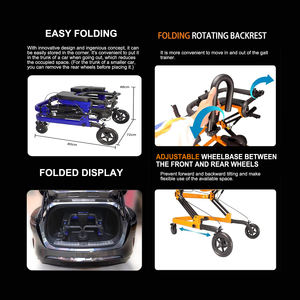 Deambulatore Regolabile per Riabilitazione, Attrezzatura per Casa/Ospedale/Rehab per Bambini Disabili e Anziani, Ausilio per Camminare e Stare in Piedi - Product Image 5